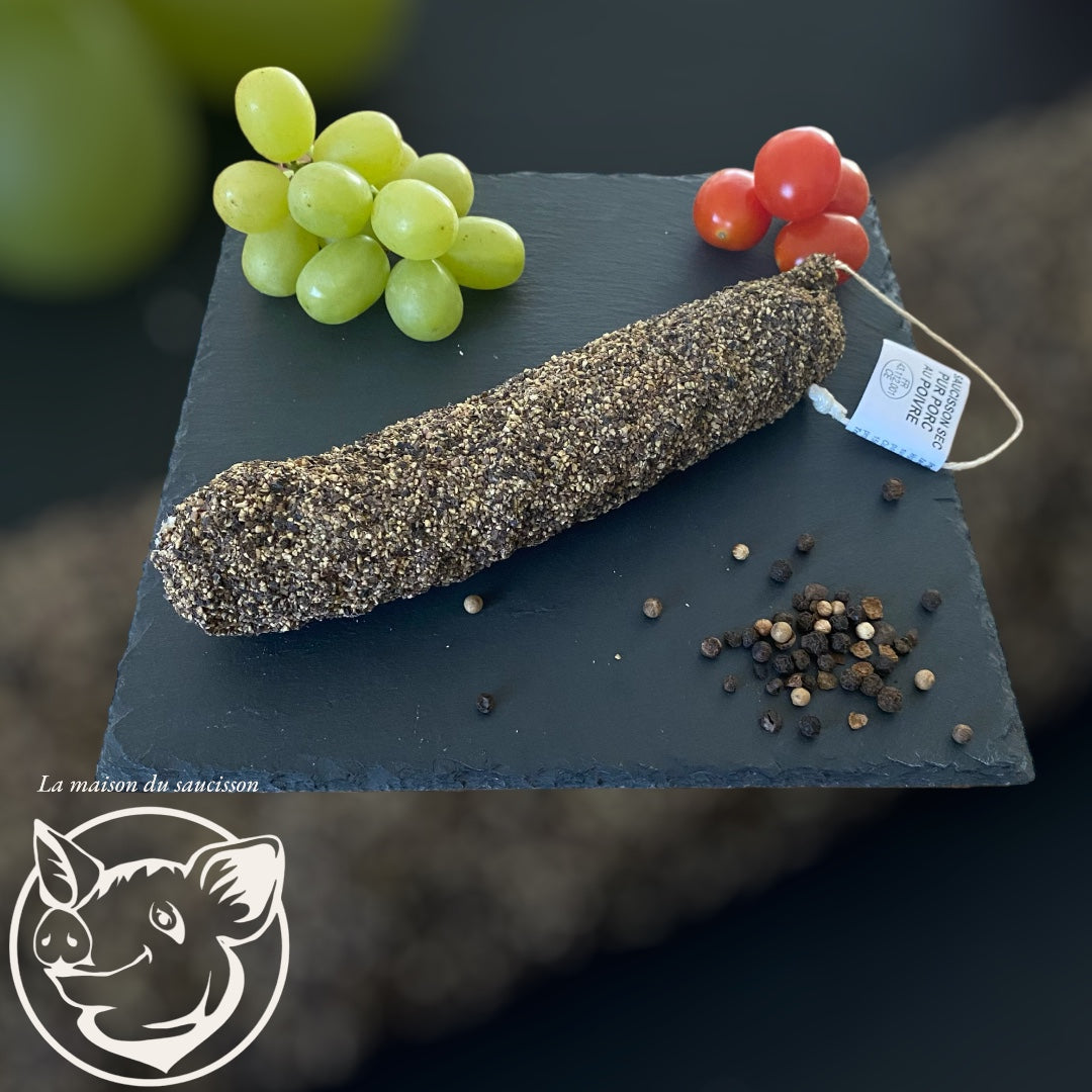 Saucisson aux poivres