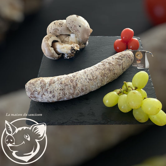 Saucisson aux cèpes